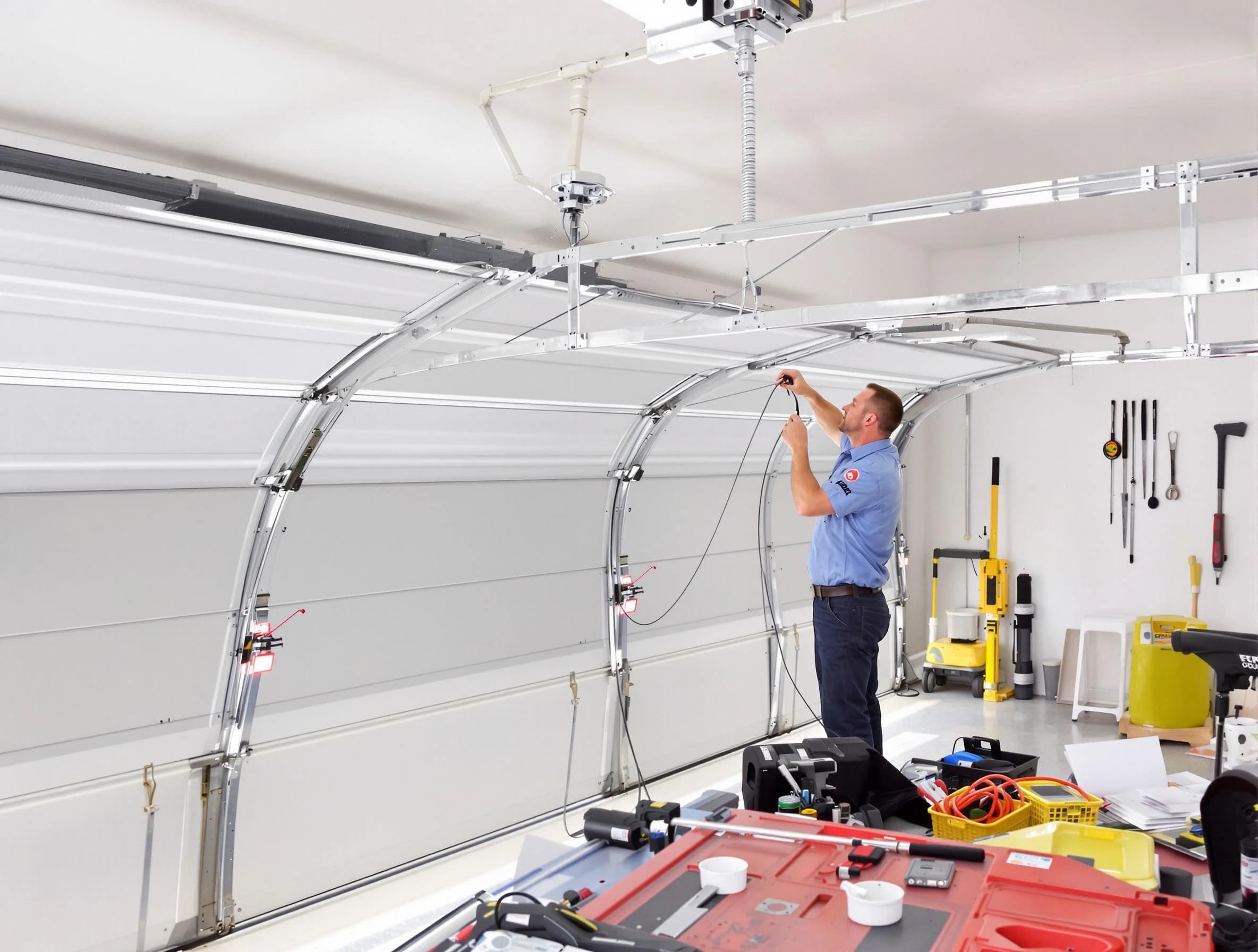 Garage door cable repair service by Lake Wilderness Garage Door Repair in Lake Wilderness