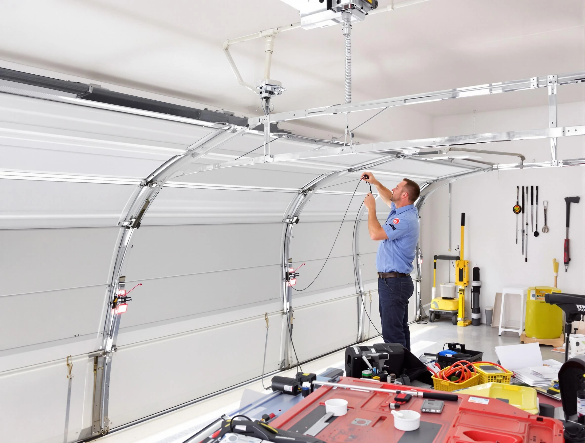 Garage door cable repair service by Lake Wilderness Garage Door Repair in Lake Wilderness